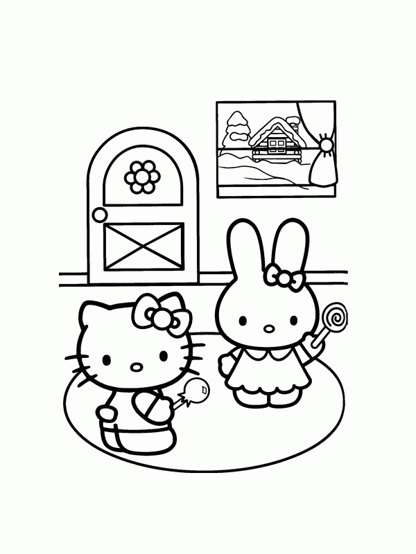 Hello Kitty kolorowanki